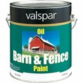 Valspar Oil Paint & Primer In One Low Sheen Barn & Fence Paint, Red, 1 Gal. 018.2121-11.007